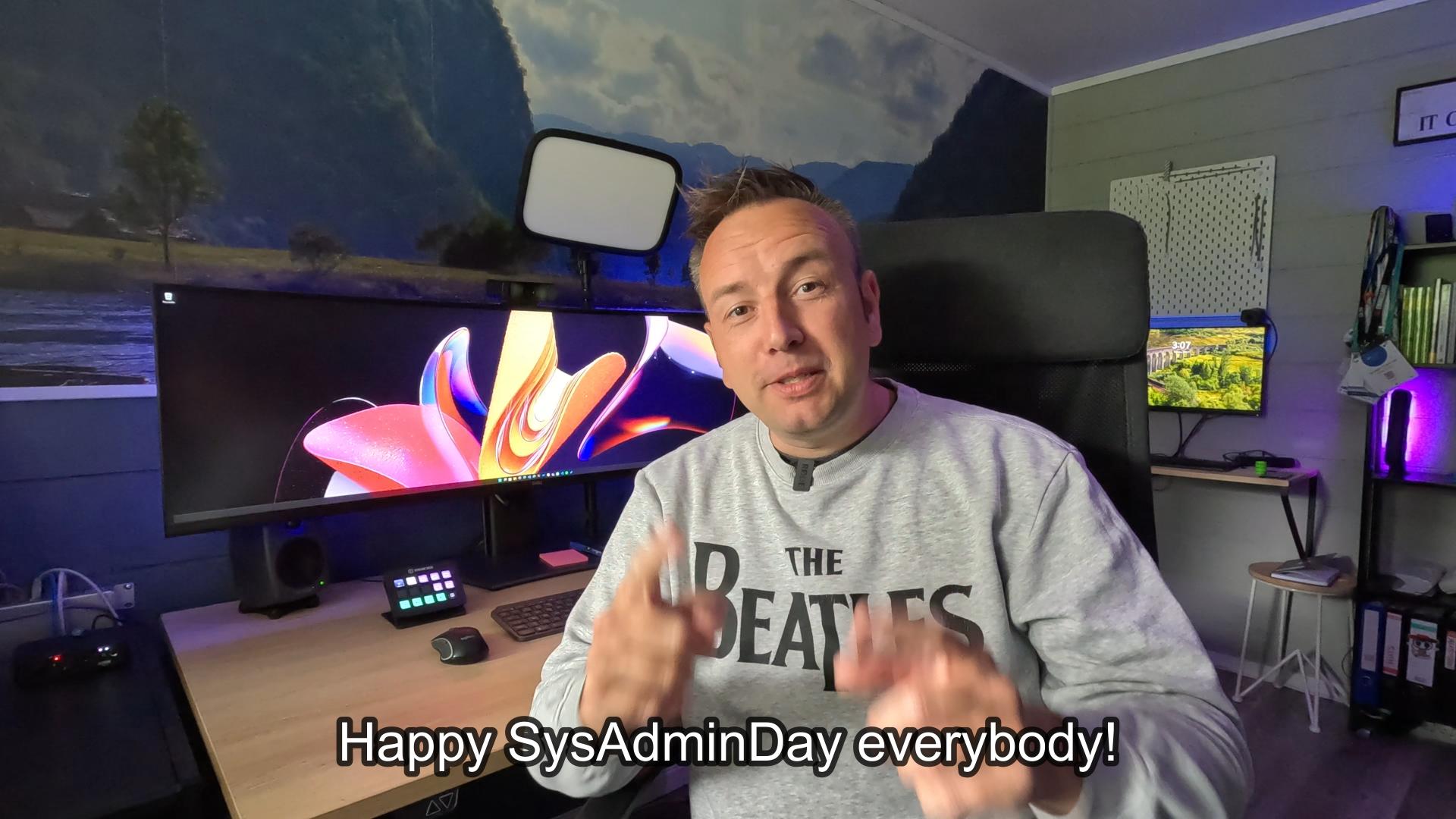 Happy SysAdminDay everybody!